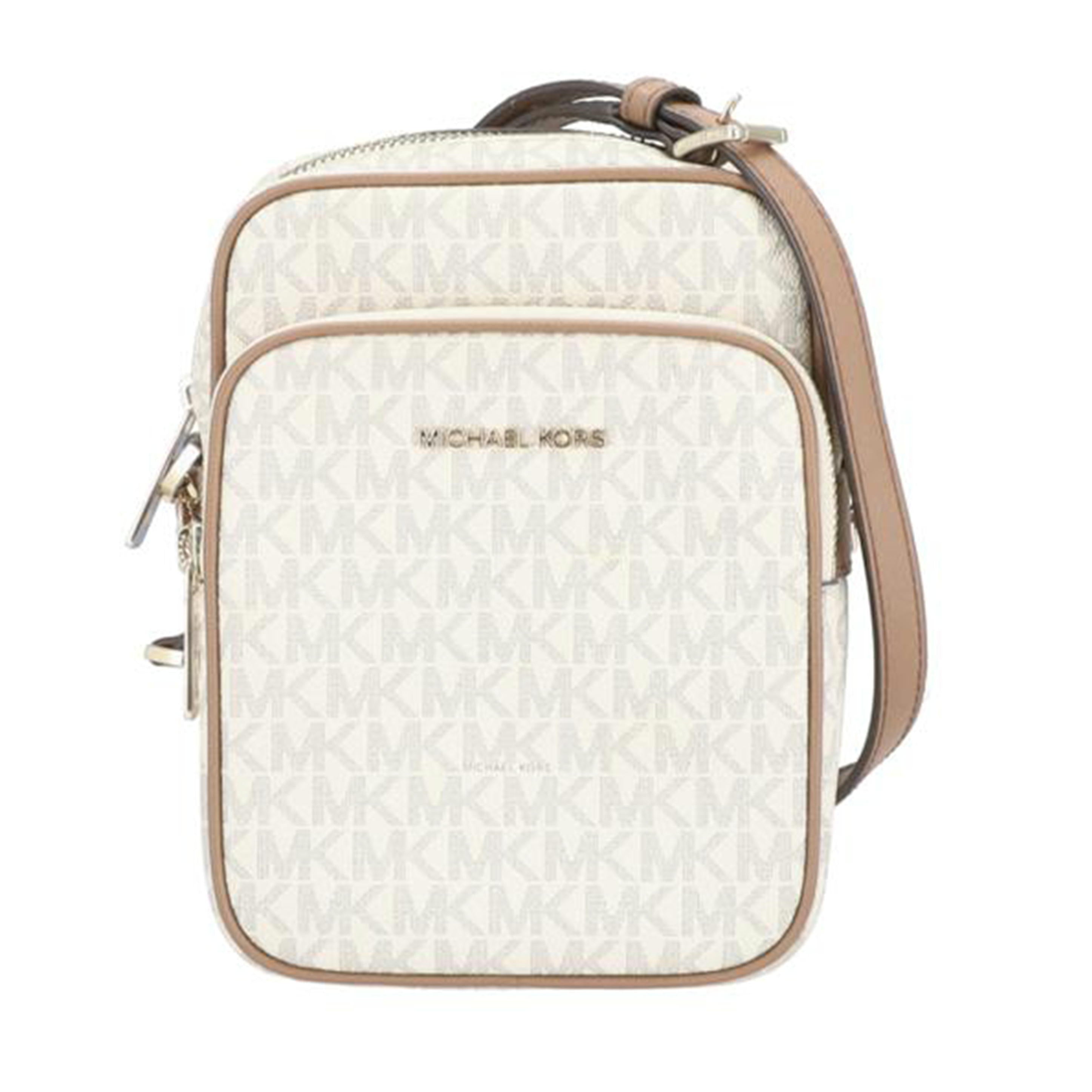 MICHAEL KORS マイケルコース/レザーMK柄ショルダーチェーンクロスボディ 白/35F1GTVC2B//Bランク/42