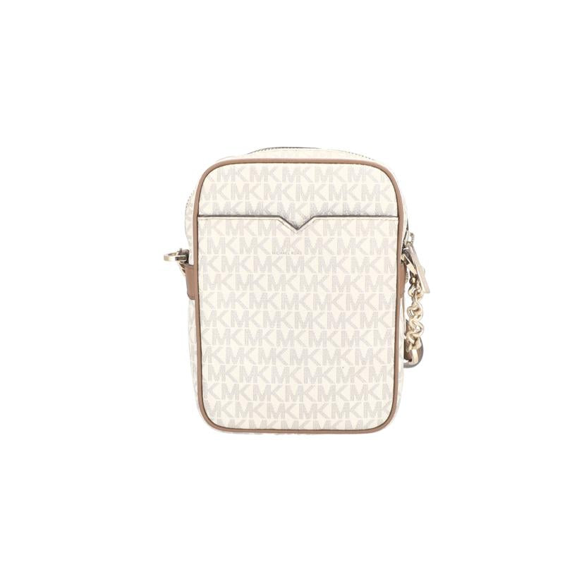 MICHAEL KORS マイケルコース/レザーMK柄ショルダーチェーンクロスボディ 白/35F1GTVC2B//Bランク/42