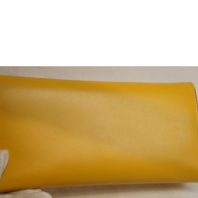 FENDI フェンディ/レザーロングウォレットイエロー//SAランク/92