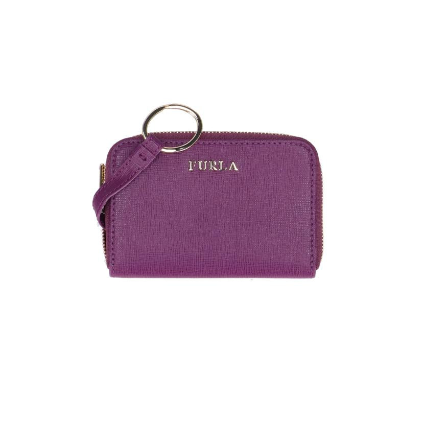 FURLA フルラ/キーリング付き/コインケース/パープル//Aランク/18