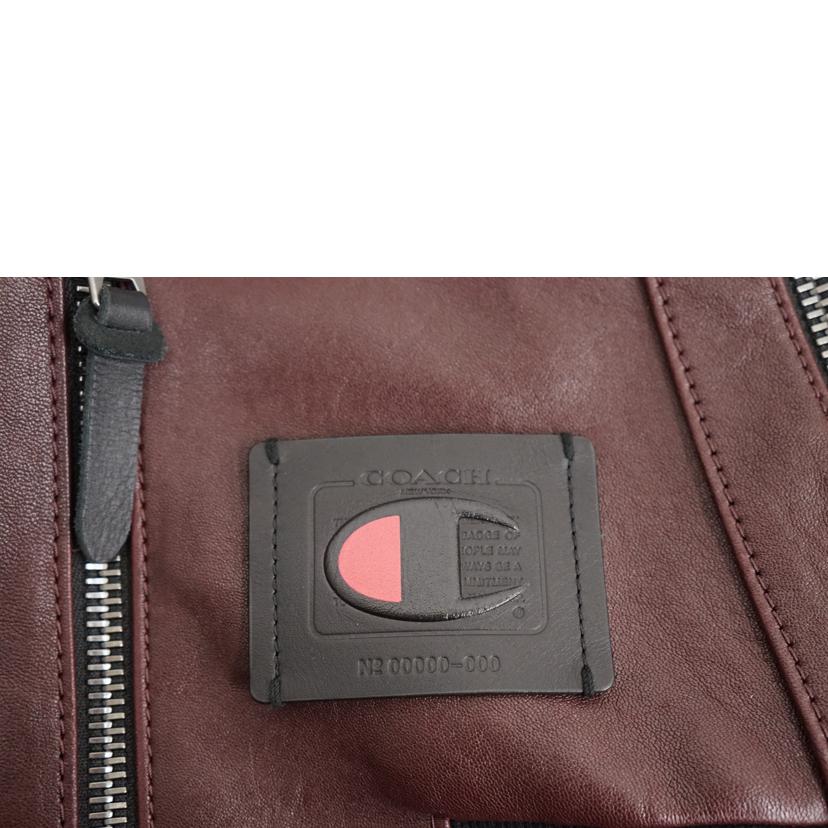 COACH×Champion コーチ×チャンピオン/ COACH×Champion レザーフードジャケット 46/5916//Aランク/67
