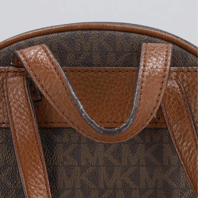 MICHAEL KORS マイケルコース/ミディアムリュック MK柄 ブラウン/35F8GAYB2B//Bランク/42