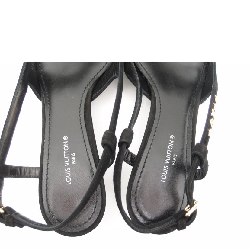 LOUIS VUITTON ルイ・ヴィトン/スエードシグネチャーストラップパンプス/ブラック/約22.5cm/NL1221M//SAランク/69