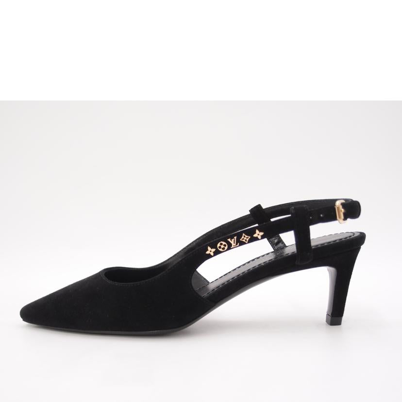 LOUIS VUITTON ルイ・ヴィトン/スエードシグネチャーストラップパンプス/ブラック/約22.5cm/NL1221M//SAランク/69