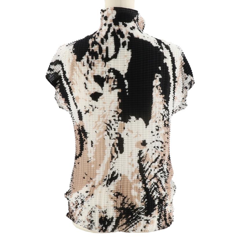 ISSEY MIYAKE イッセイミヤケ/ハーフスリーブプリーツマーブルカットソー/IM84FJ636//サイズ:2/Aランク/91