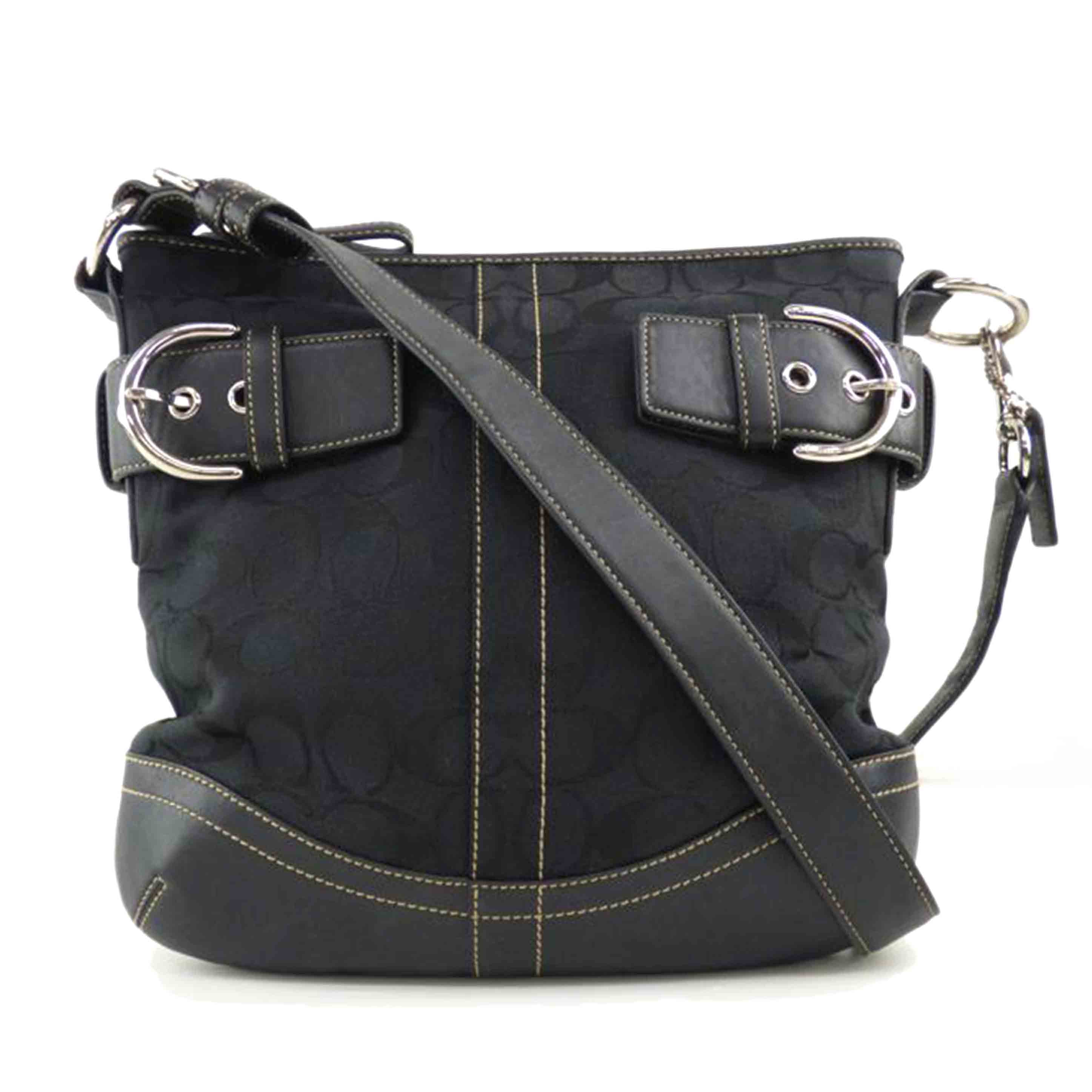 COACH コーチ/シグネチャーキャンバスレザーショルダー/3574//J05*/Bランク/64