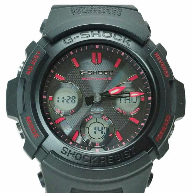 CASIO カシオ/G-SHOCK 電波ソーラー アナデジ/AWG-M100FP//Aランク/52