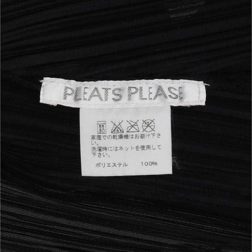 ISSEY MIYAKE イッセイミヤケ/PLEATS PLEASE カーディガン/黒/PP03-J0146//サイズ:4/ABランク/91