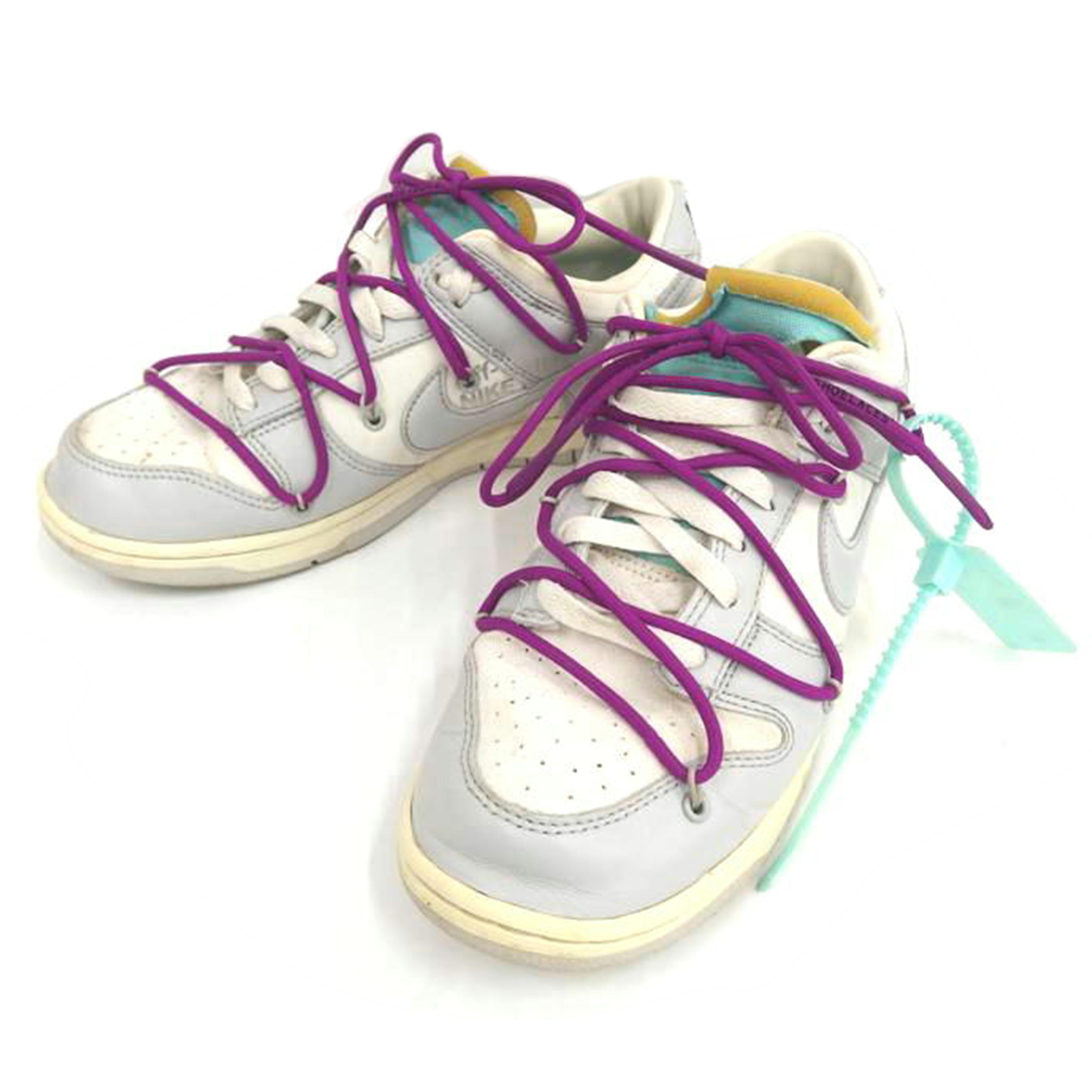NIKE ナイキ/OFF-WHITE×NIKE DUNK LOW 1 OF 50 21/DM1602-100//Bランク/82