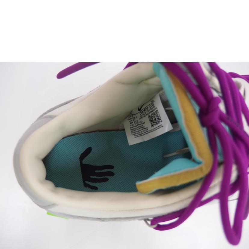 NIKE ナイキ/OFF-WHITE×NIKE DUNK LOW 1 OF 50 21/DM1602-100//Bランク/82