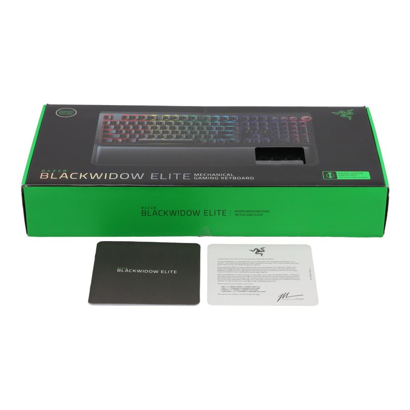 Razer レイザー /ゲーミングキーボード/BlackWidow Elite JP /RZ03-02620800-R3J1//I02024F27100280/Bランク/06