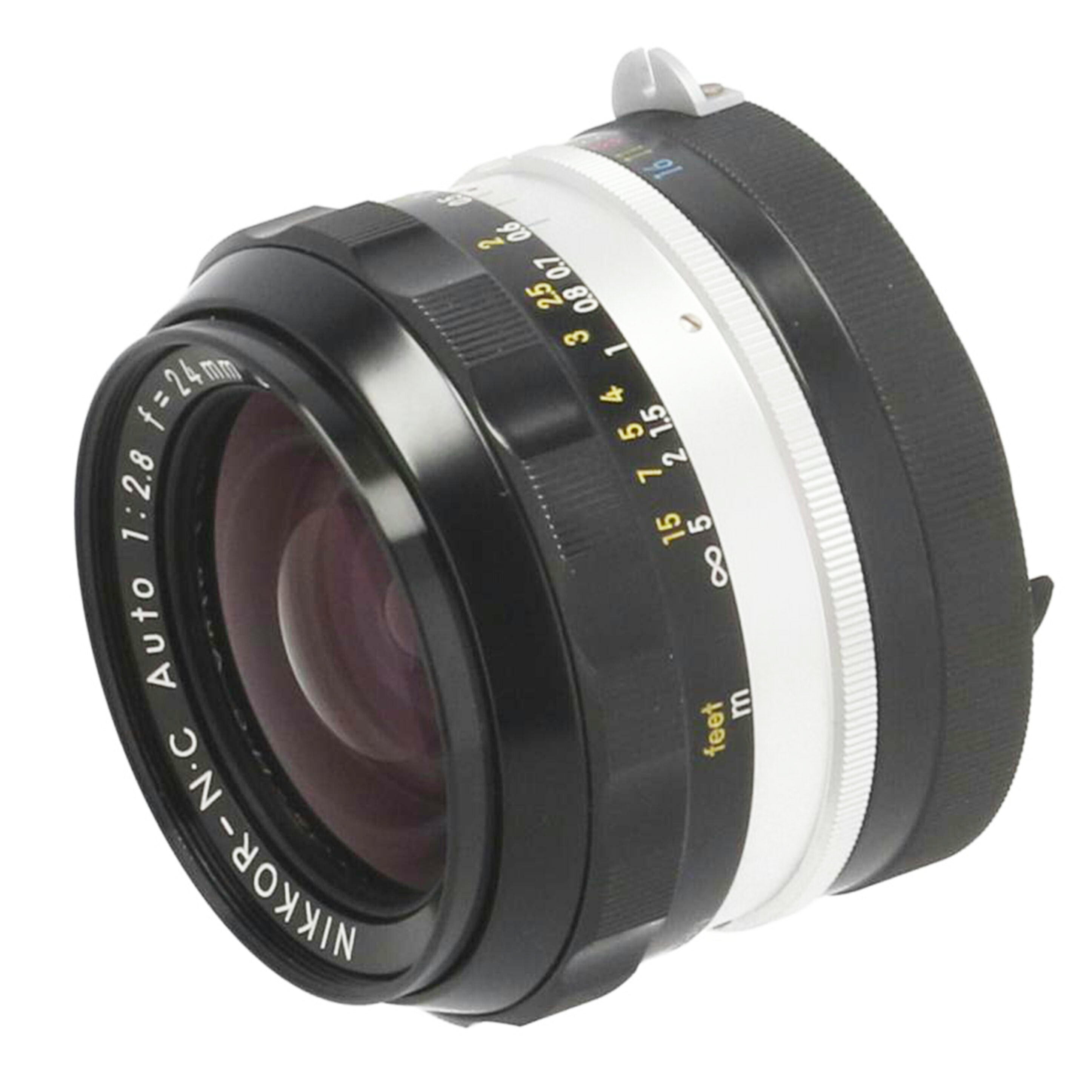 Nikon ニコン /交換レンズ/24mm/NIKKOR-N.C Auto 24mm F2.8//387906/ABランク/05