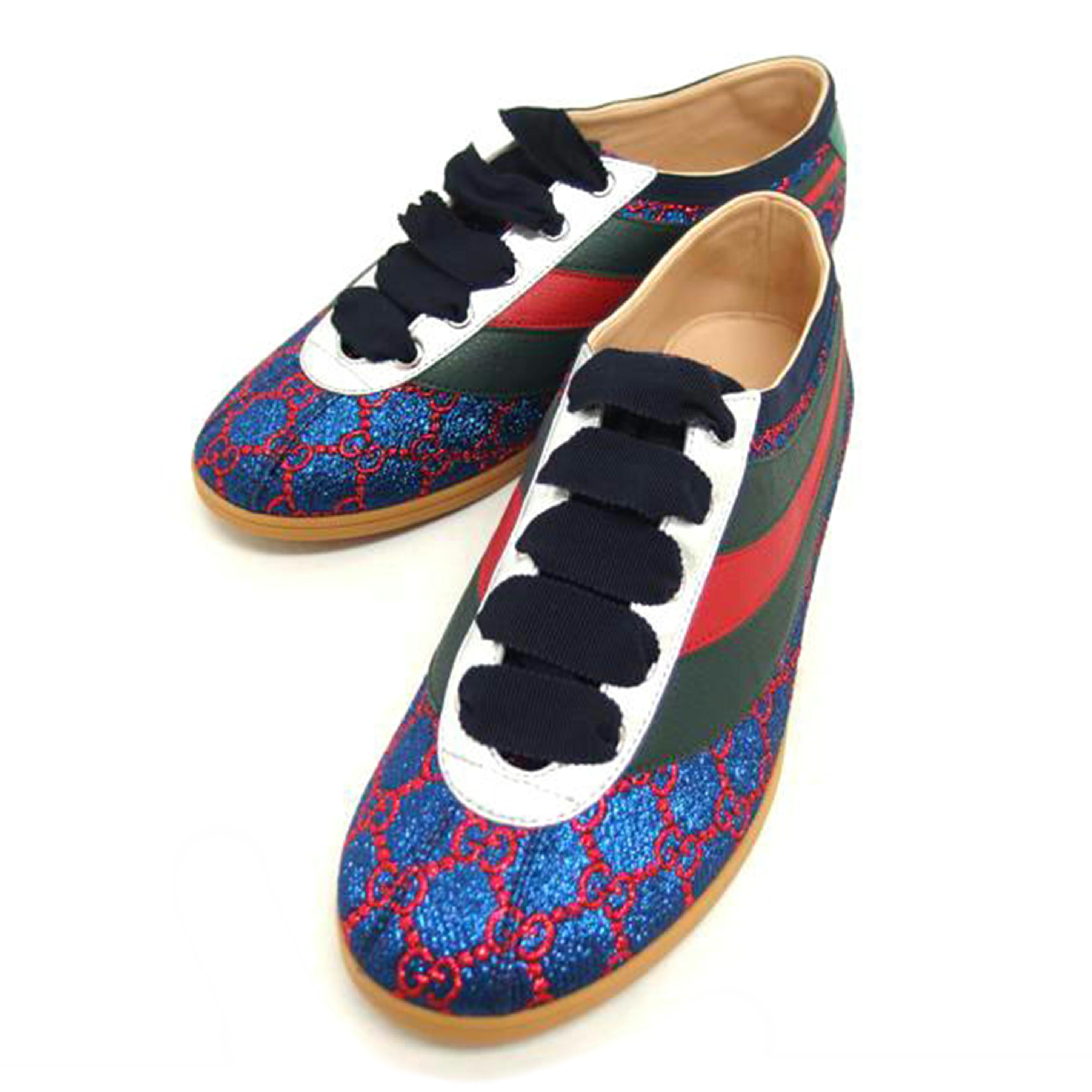 GUCCI グッチ/Falacer Lurex/GGローカットスニーカー/492738//Aランク/04