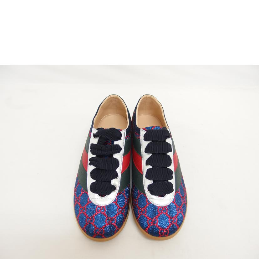 GUCCI グッチ/Falacer Lurex/GGローカットスニーカー/492738//Aランク/04