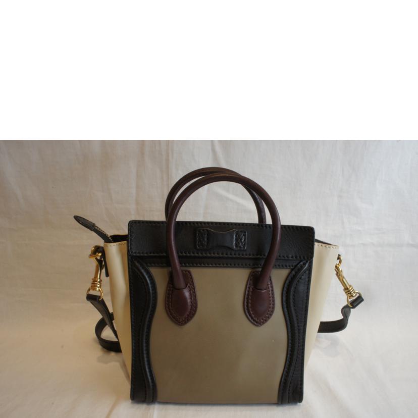CELINE セリーヌ/ラゲージナノショッパーマルチカラー2WAY//Aランク/92