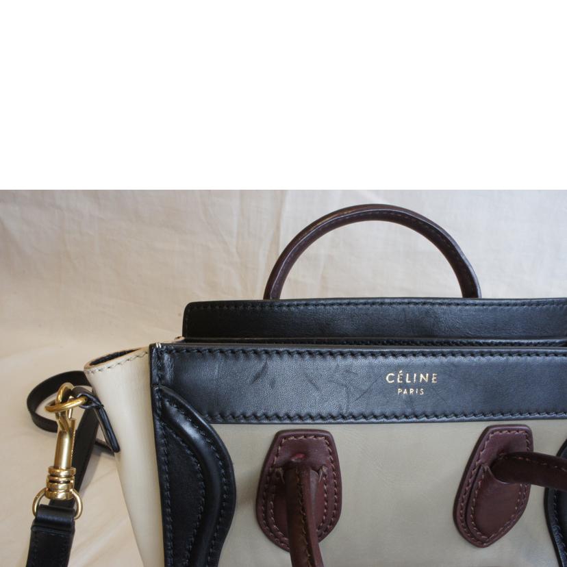 CELINE セリーヌ/ラゲージナノショッパーマルチカラー2WAY//Aランク/92