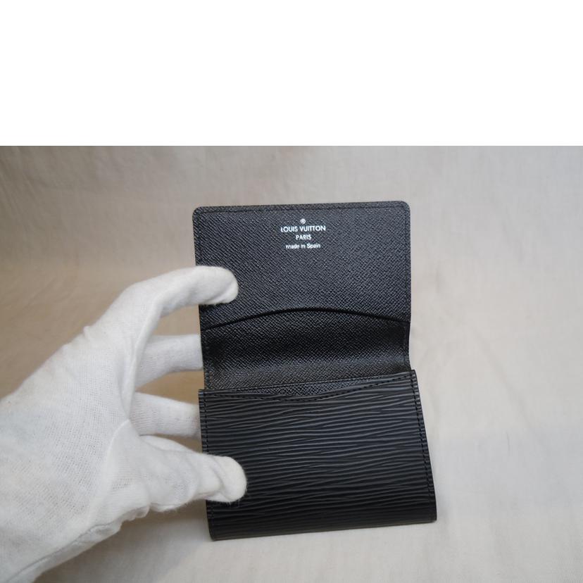 LOUIS VUITTON/アンヴェロップカルトドゥヴィジットノワール/エピ/M56582//CA4***/SAランク/92