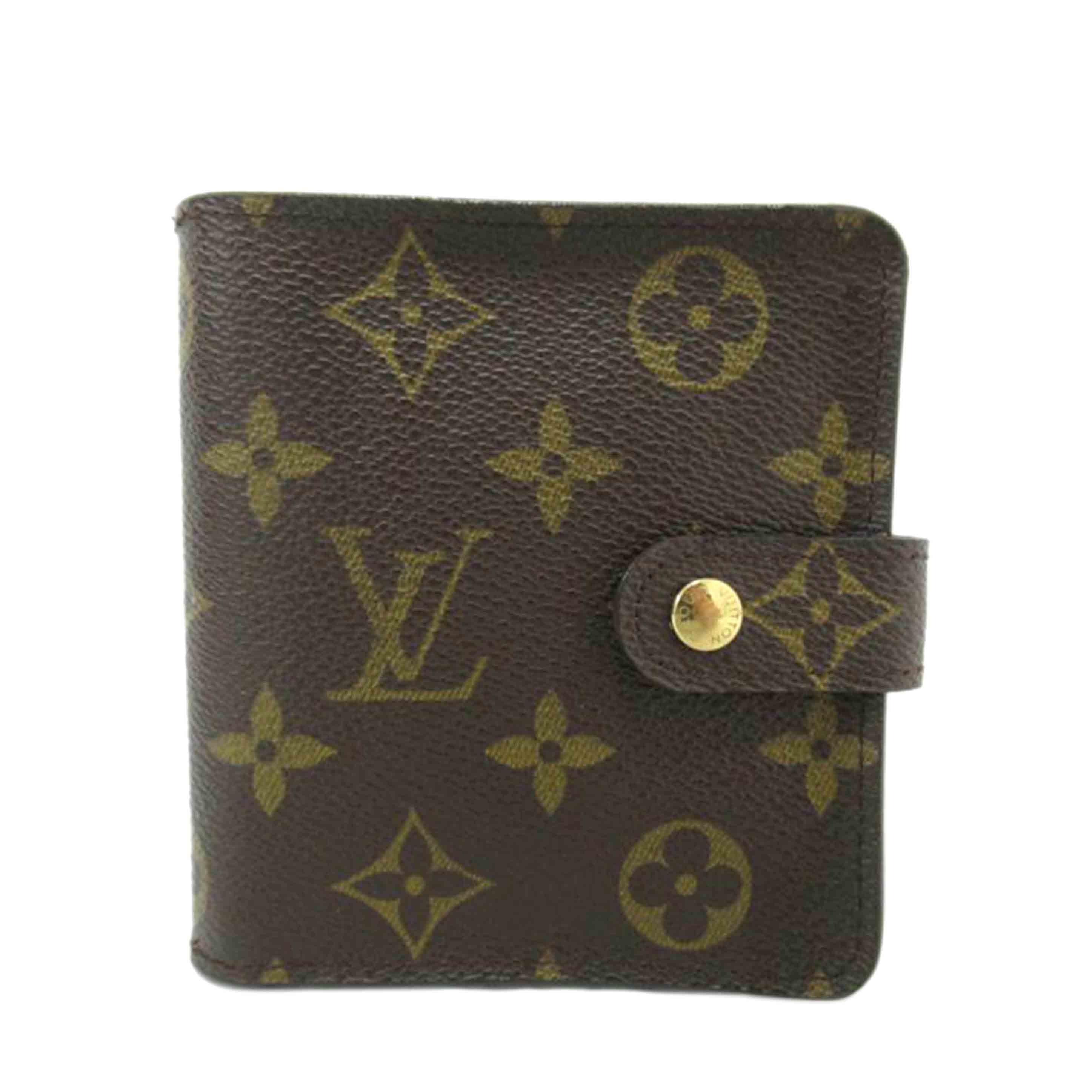 LOUIS VUITTON/コンパクトジップ/モノグラム/M61667//MI0***/ABランク/63