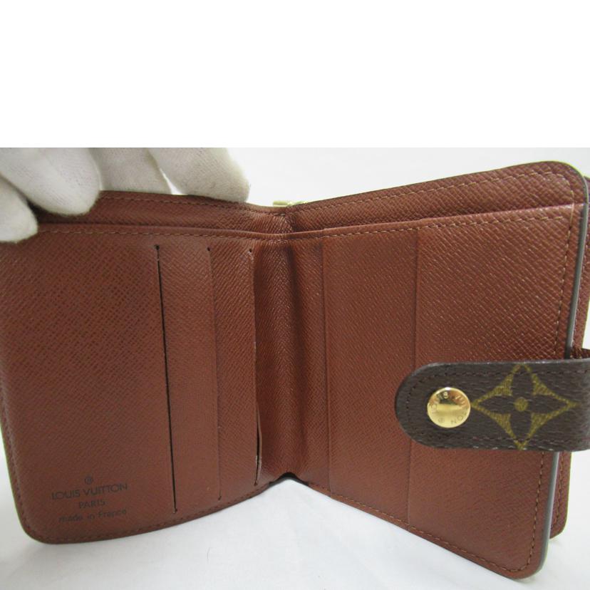 LOUIS VUITTON/コンパクトジップ/モノグラム/M61667//MI0***/ABランク/63