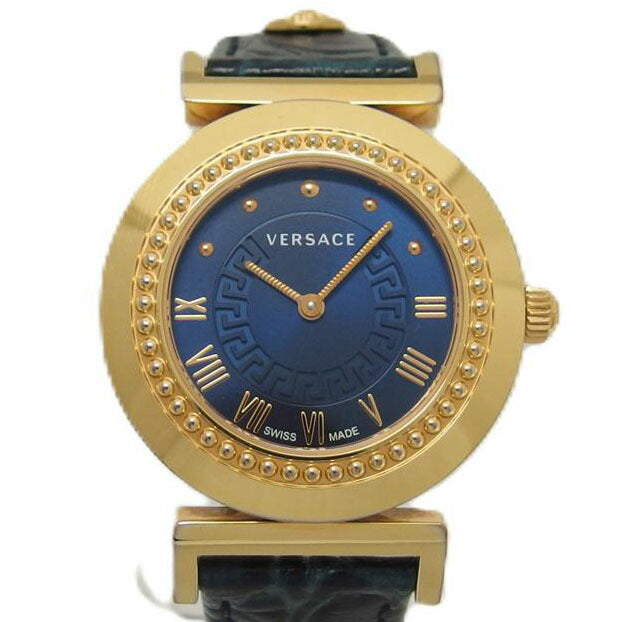 VERSACE ヴェルサーチェ/ヴァニティ/ブルー文字盤/レディースウォッチ/クォーツ/P5Q80D//081*********/ABランク/04