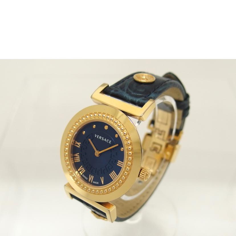 VERSACE ヴェルサーチェ/ヴァニティ/ブルー文字盤/レディースウォッチ/クォーツ/P5Q80D//081*********/ABランク/04