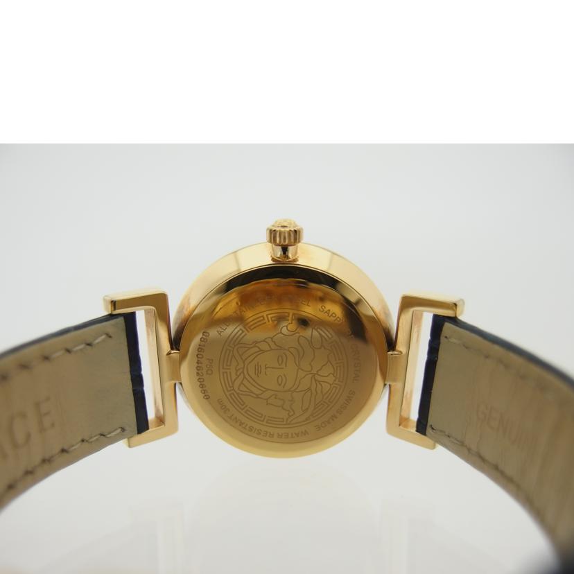 VERSACE ヴェルサーチェ/ヴァニティ/ブルー文字盤/レディースウォッチ/クォーツ/P5Q80D//081*********/ABランク/04