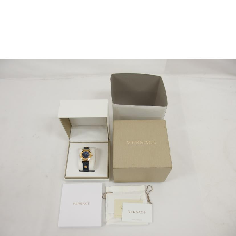 VERSACE ヴェルサーチェ/ヴァニティ/ブルー文字盤/レディースウォッチ/クォーツ/P5Q80D//081*********/ABランク/04