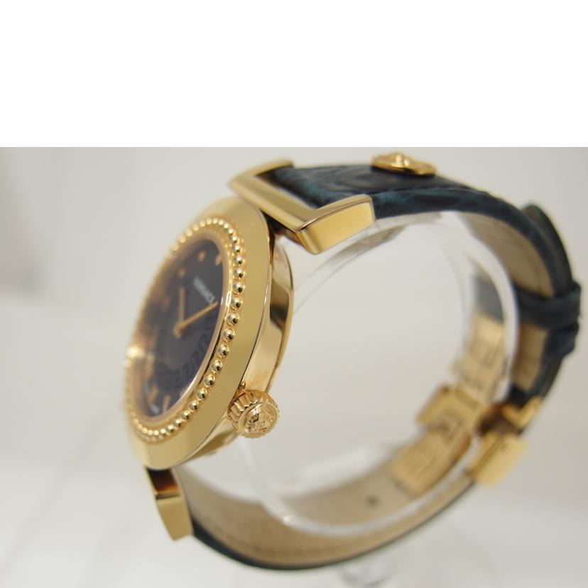 VERSACE ヴェルサーチェ/ヴァニティ/ブルー文字盤/レディースウォッチ/クォーツ/P5Q80D//081*********/ABランク/04