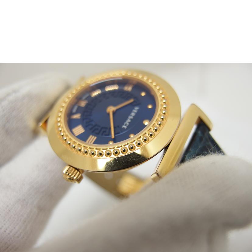 VERSACE ヴェルサーチェ/ヴァニティ/ブルー文字盤/レディースウォッチ/クォーツ/P5Q80D//081*********/ABランク/04