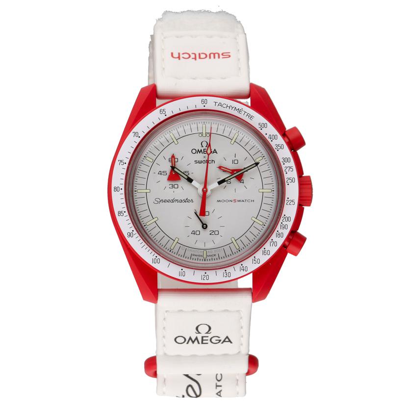 OMEGA×swatch オメガ×スウォッチ/ムーンスウォッチ/NISSION TO MARS/クオーツ/SO33R100//Aランク/19