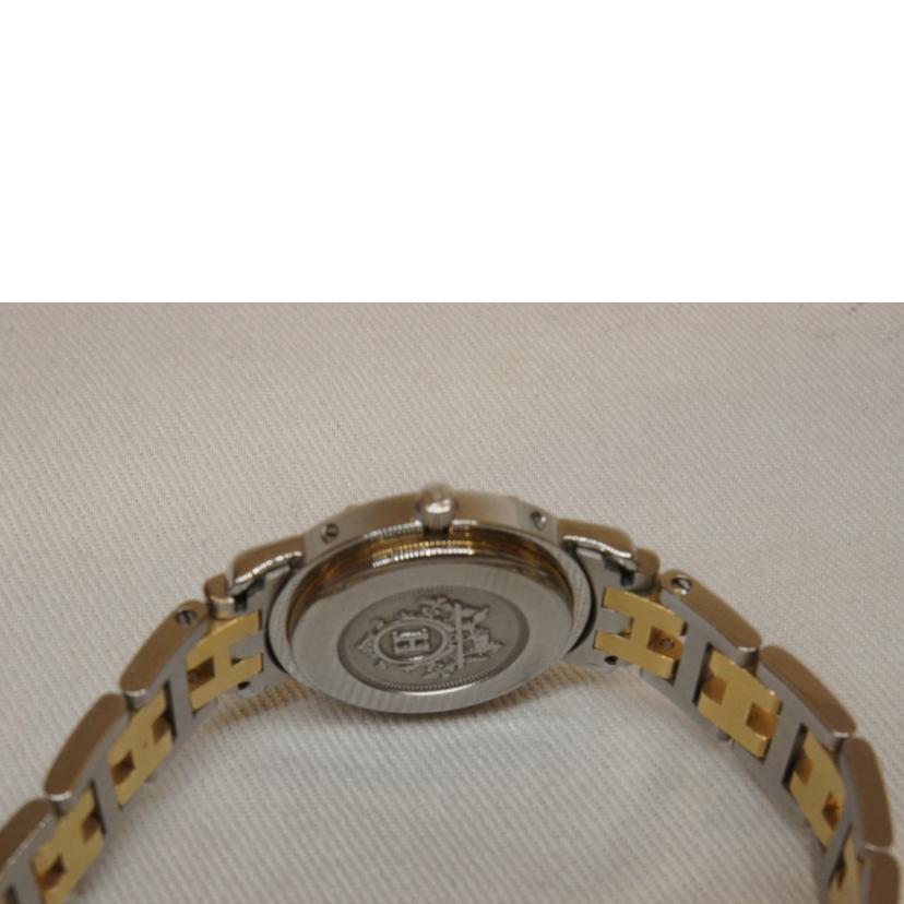 HERMES エルメス/クリッパー・アイボリー/レディース/クオーツ/CL3.240//857***/ABランク/92