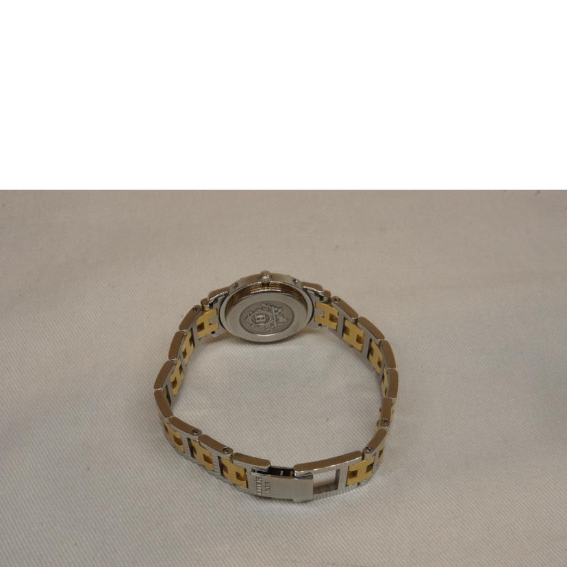 HERMES エルメス/クリッパー・アイボリー/レディース/クオーツ/CL3.240//857***/ABランク/92