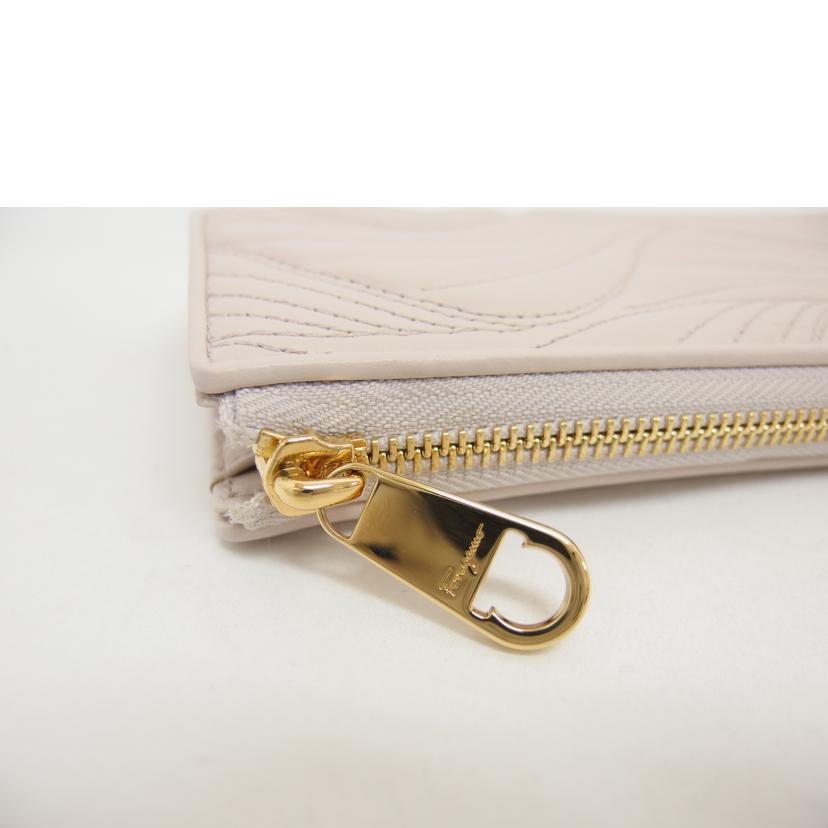 Ferragamo フェラガモ/L字ジップロングウォレット/ライトピンク/JP-22-D160//ABランク/04