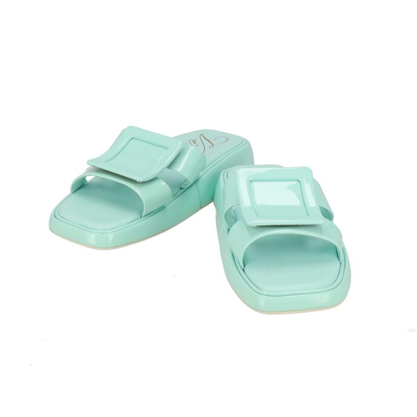 ROGER VIVIER ロジェヴィヴィエ/パテントエナメルスライドサンダル/RVW60930480//サイズ:36/SAランク/91