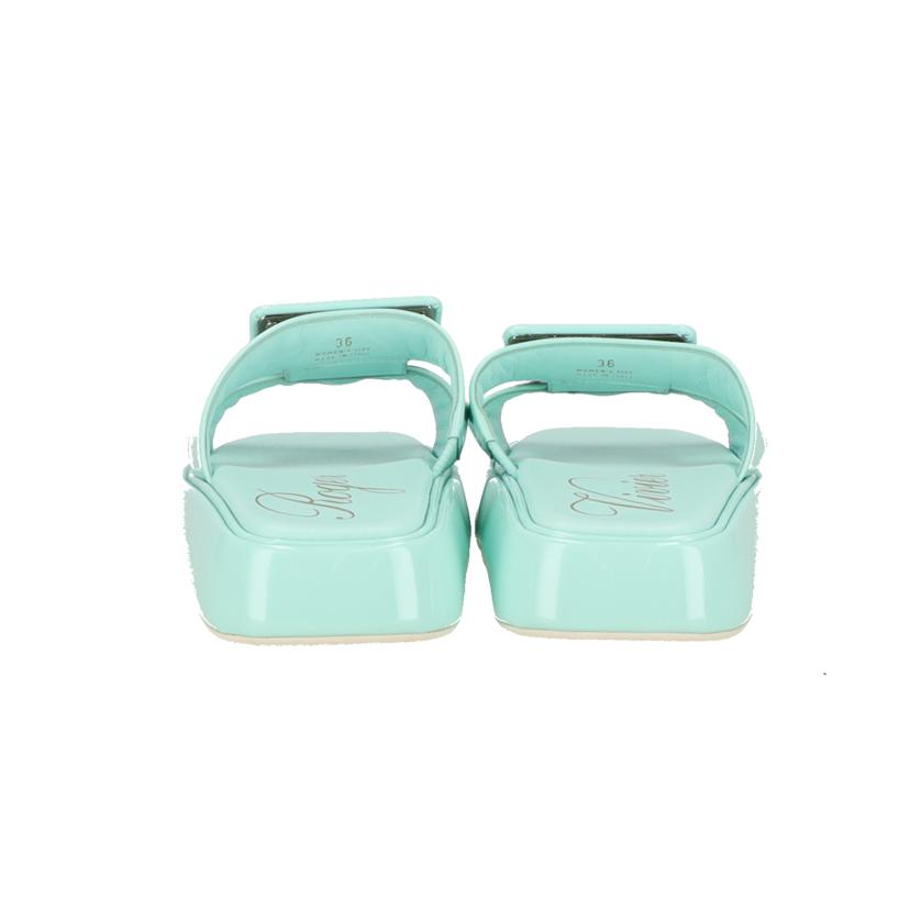 ROGER VIVIER ロジェヴィヴィエ/パテントエナメルスライドサンダル/RVW60930480//サイズ:36/SAランク/91