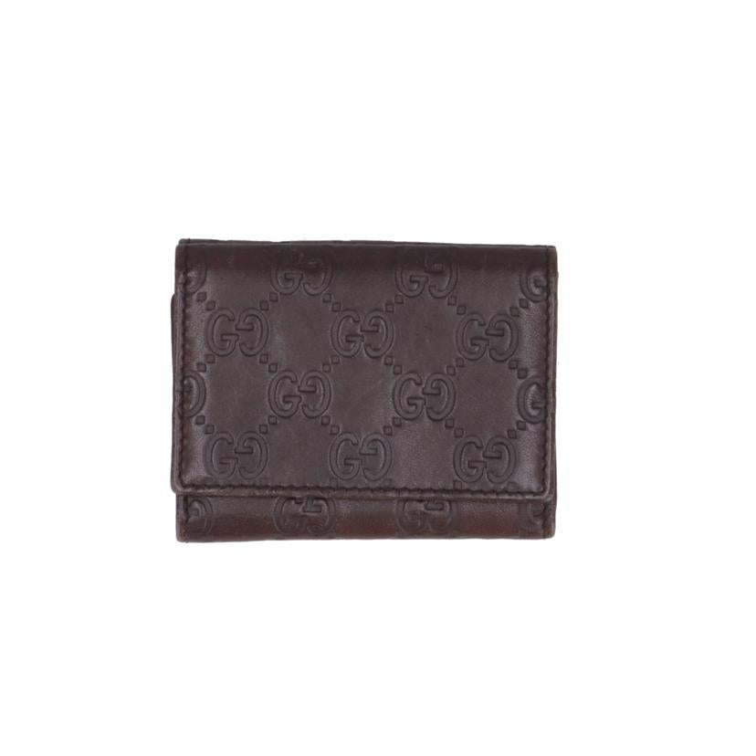 GUCCI グッチ/GUCCI/シマレザーコンパクトウォレット/261502//Bランク/75