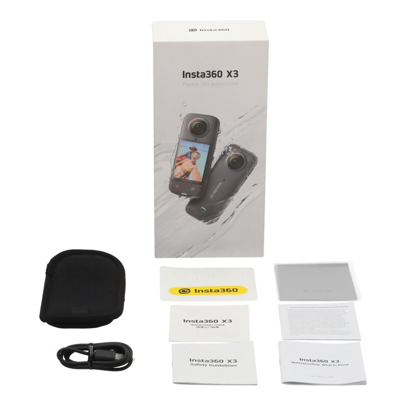Insta360 インスタ360 /360度アクションカメラ/Insta360 X3//IAQEB2302EY4NW/Bランク/09