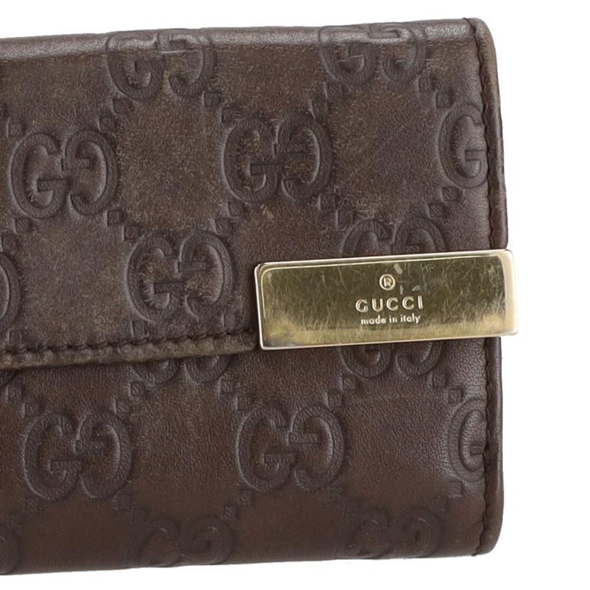 GUCCI グッチ/GUCCI/シマレザーコンパクトウォレット/261502//Bランク/75