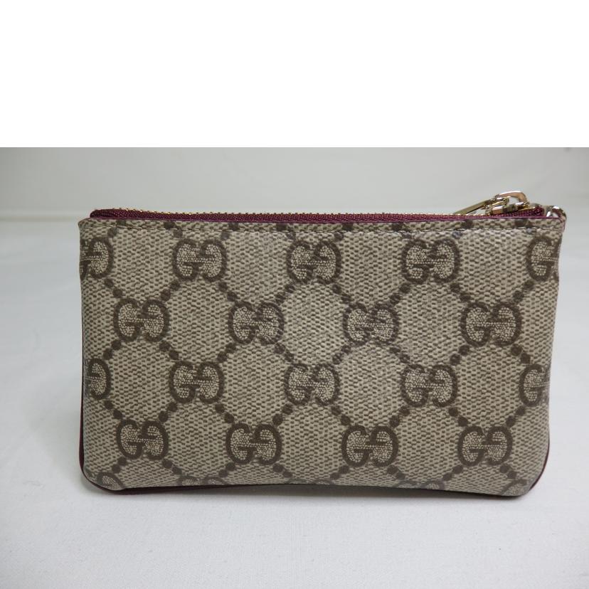 GUCCI グッチ/GGスプリーム/ドッグディティール/コインケース/キーリング付き/818768//218*/SAランク/84