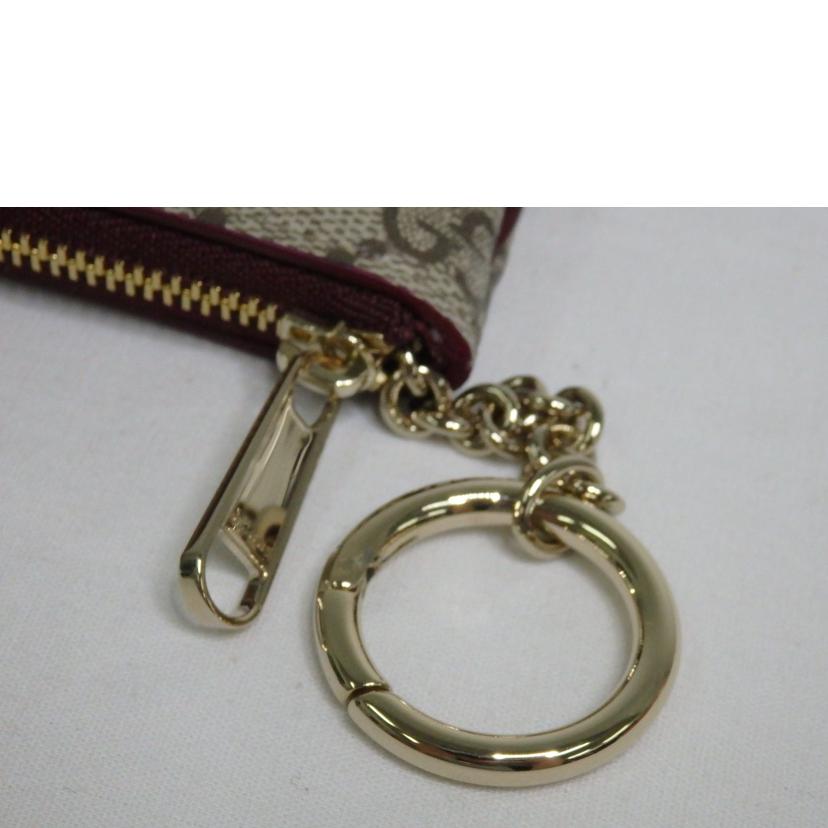 GUCCI グッチ/GGスプリーム/ドッグディティール/コインケース/キーリング付き/818768//218*/SAランク/84