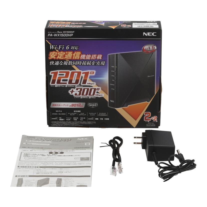 NEC 日本電気 /無線LANルーター/PA-WX1500HP//1501393178986H0/Bランク/82