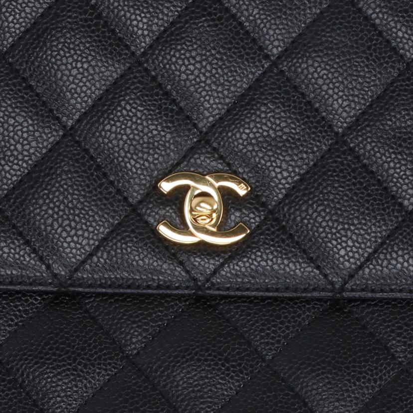 CHANEL シャネル/トップハンドルバッグ/キャビアスキン/ブラック/A12397//637****/Aランク/09