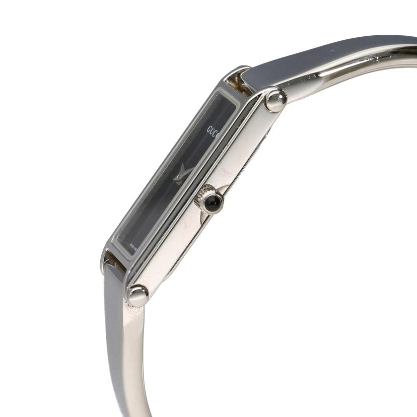 GUCCI グッチ/バングルウォッチ・ブラック/レディース/クオーツ/1500L//061****/ABランク/78