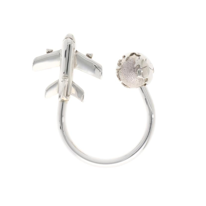 Tiffany&Co ティファニー&コー/キーリング/飛行機と地球/Ag925//ABランク/93