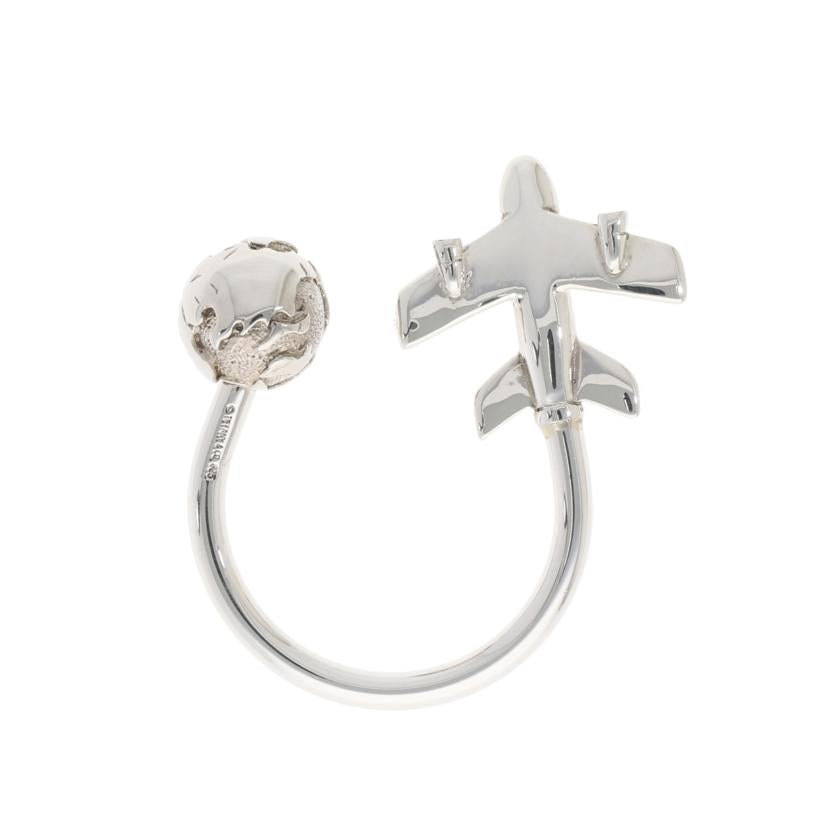 Tiffany&Co ティファニー&コー/キーリング/飛行機と地球/Ag925//ABランク/93