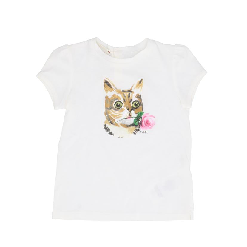 GUCCI グッチ/GUCCI T シャツ キャット フラワー WH//ABランク/78