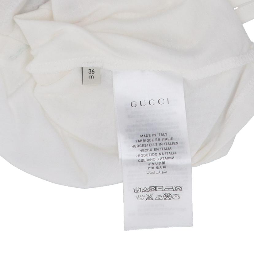 GUCCI グッチ/GUCCI T シャツ キャット フラワー WH//ABランク/78