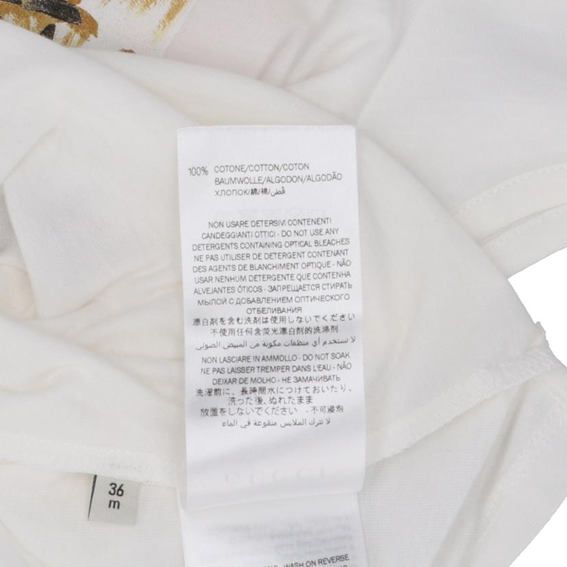 GUCCI グッチ/GUCCI T シャツ キャット フラワー WH//ABランク/78
