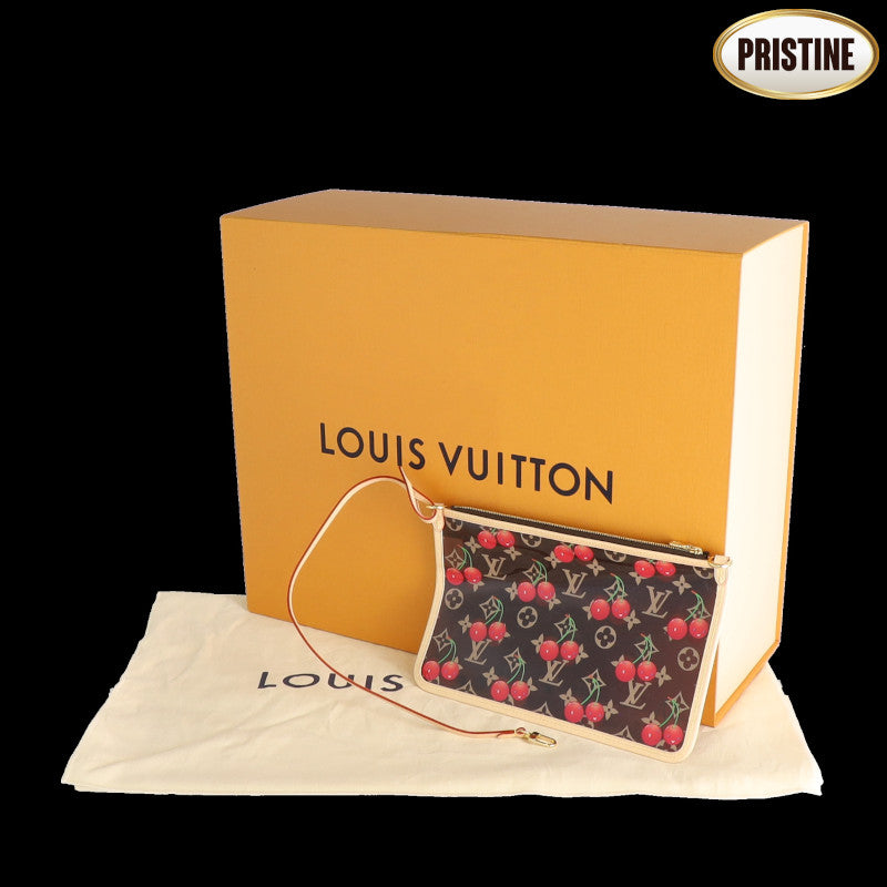 LOUIS VUITTON ルイヴィトン/LOUIS VUITTON×村上隆コラボ/オンザゴーGM/チェリーブラウン/M14306//RFI*/SAランク/75