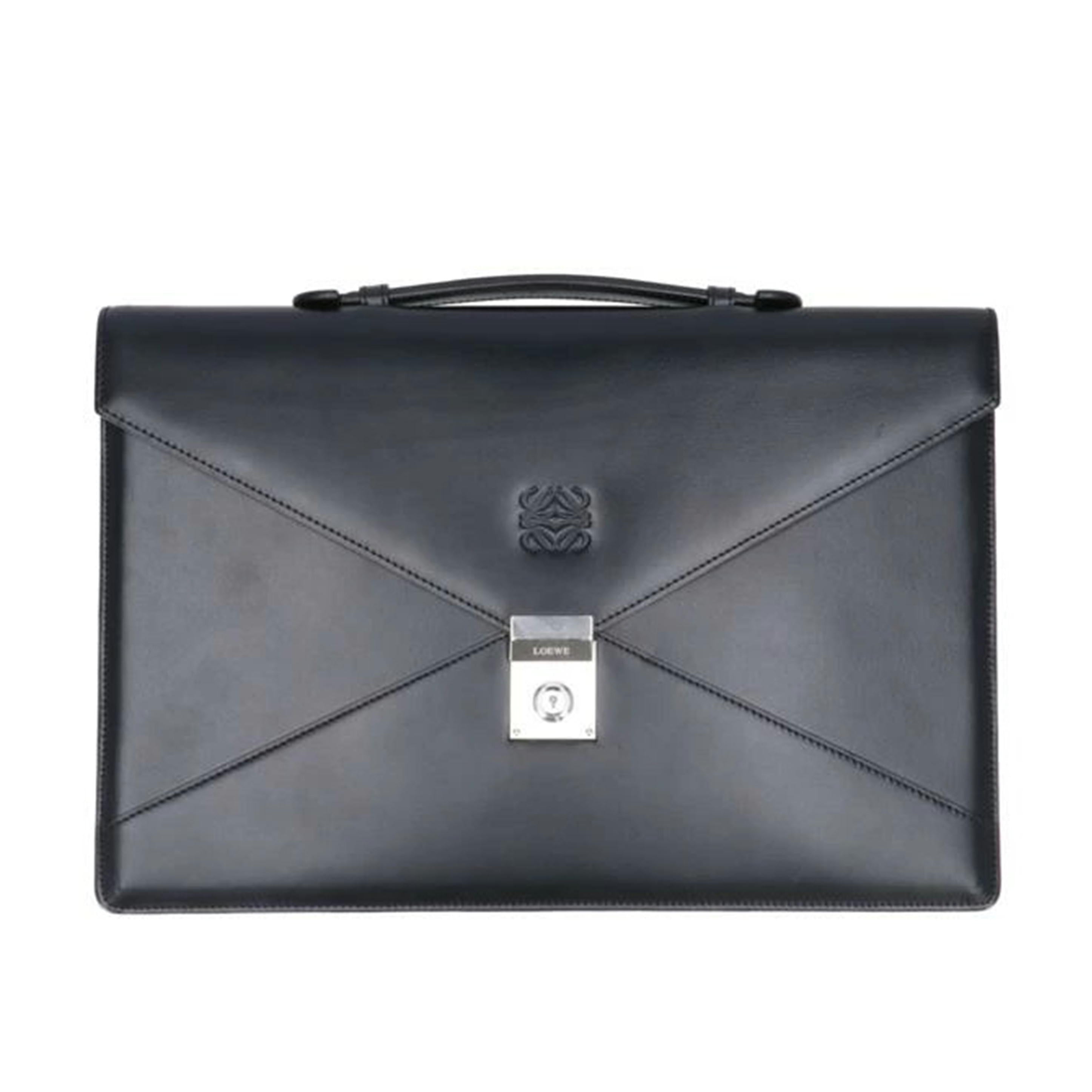 LOEWE/アナグラムレザーブリーフケース //060***/Aランク/78